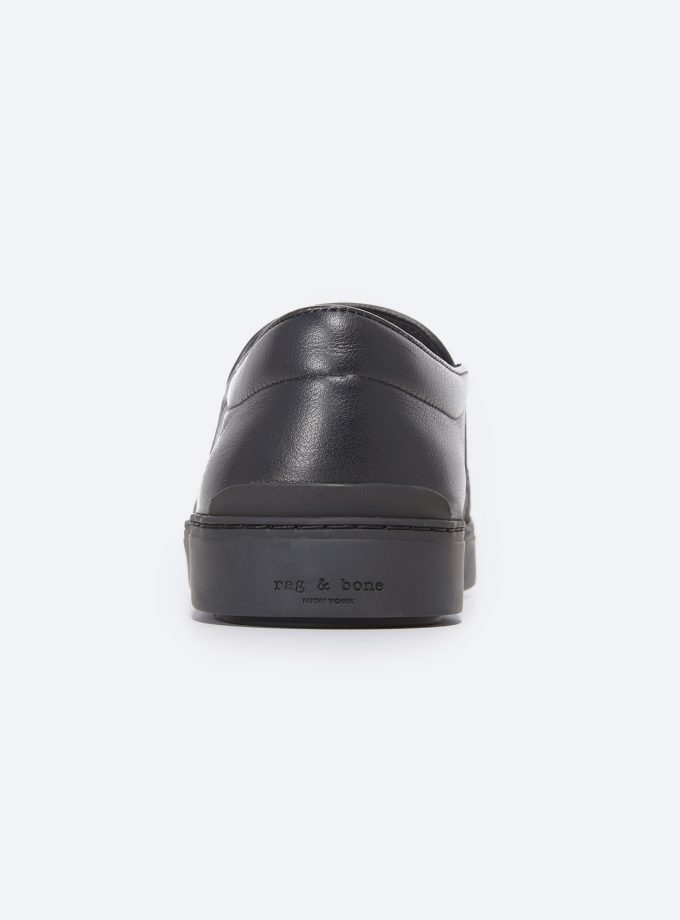 Leather Slip On Sneakers